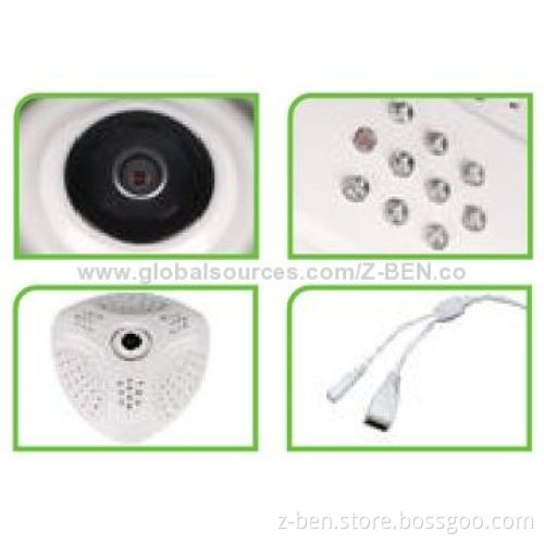 Network Camera, 360 Degrees Panoramic, Plug-and-play Function